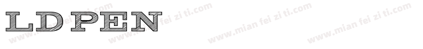 LD Pen字体转换